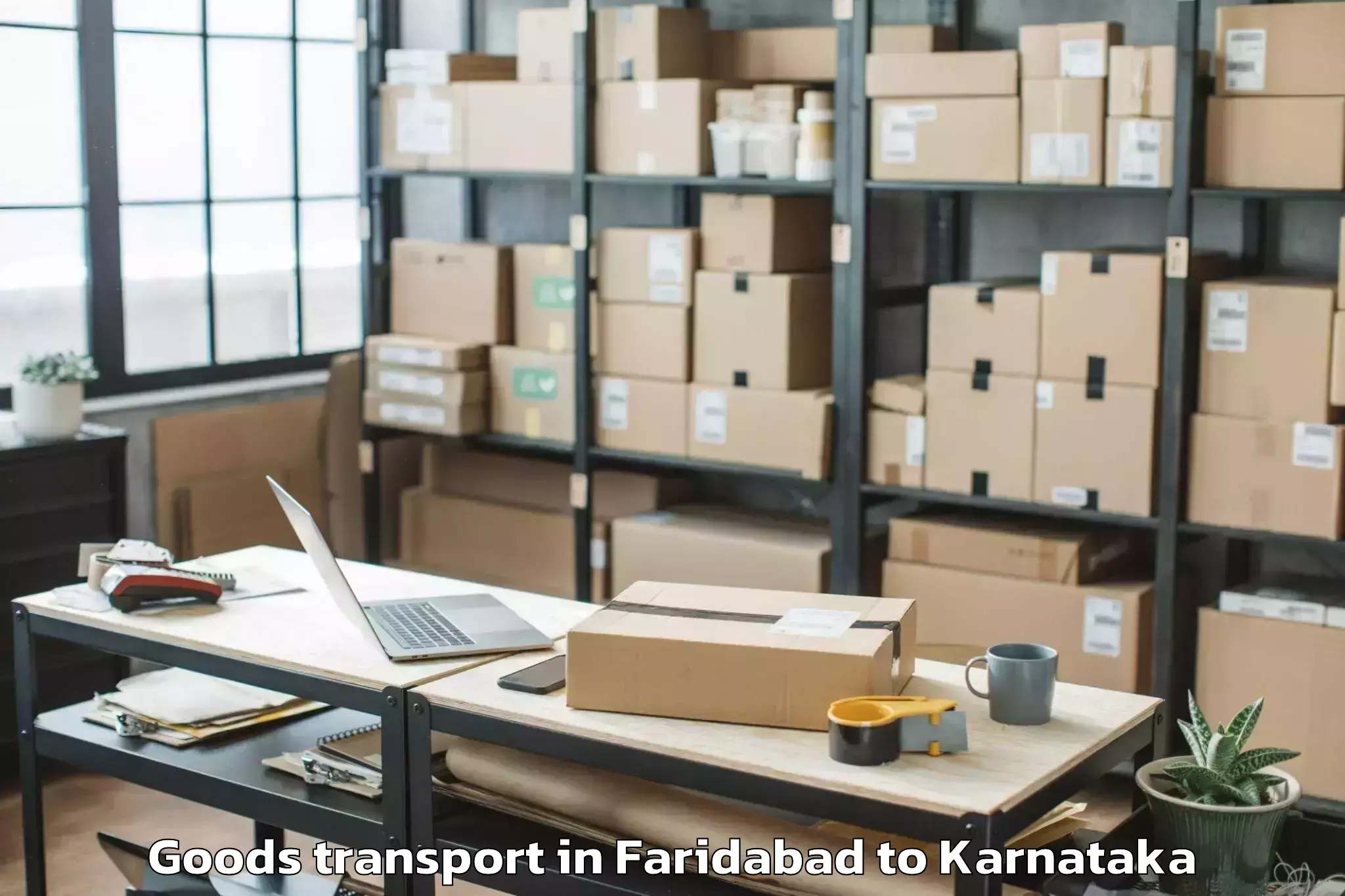 Discover Faridabad to Tumkur Goods Transport